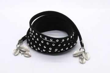 Black  Waist Cord Belt